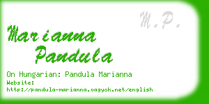 marianna pandula business card